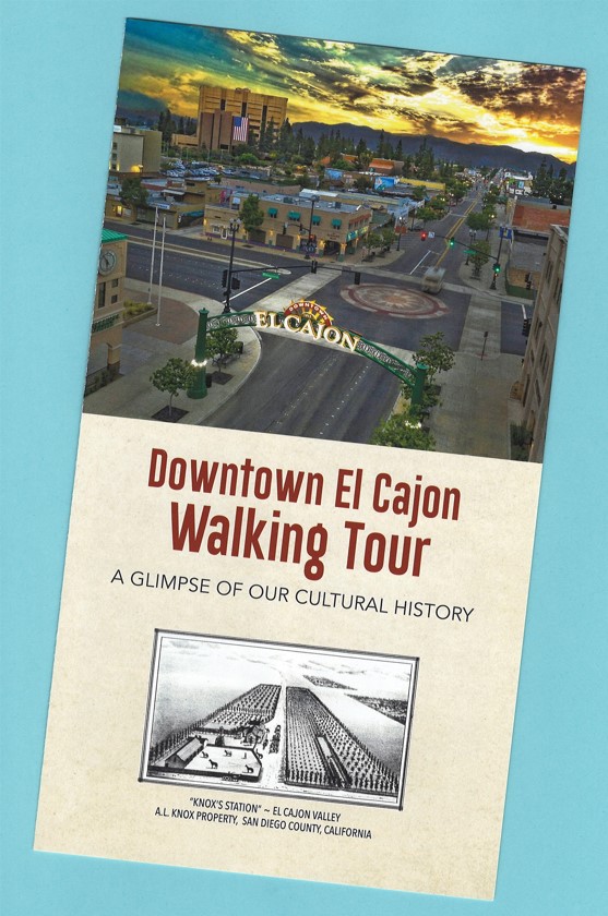 Photo of the cover page of the El Cajon Downtown Walking Tour